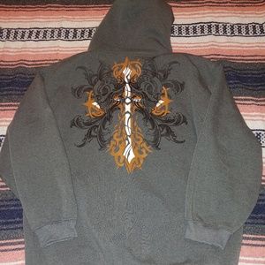 Men's BTL zip up hoodie